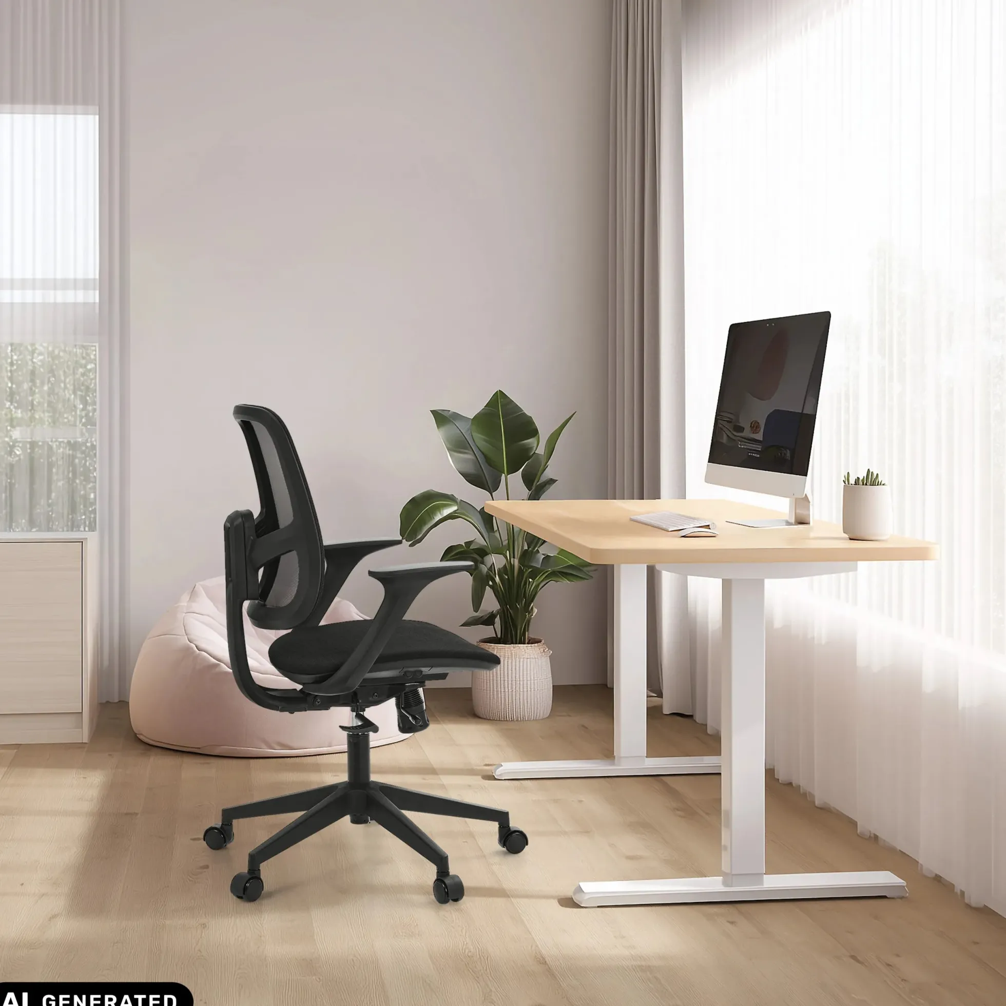 Malio - Home Office Bürostuhl Schwarz