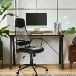 MARCOZ - Home Office Chefsessel Schwarz