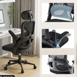 MC102C-M101 | Sihoo - Profi Bürostuhl Schwarz