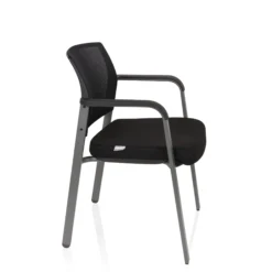 MEET - Vierfußstuhl Schwarz