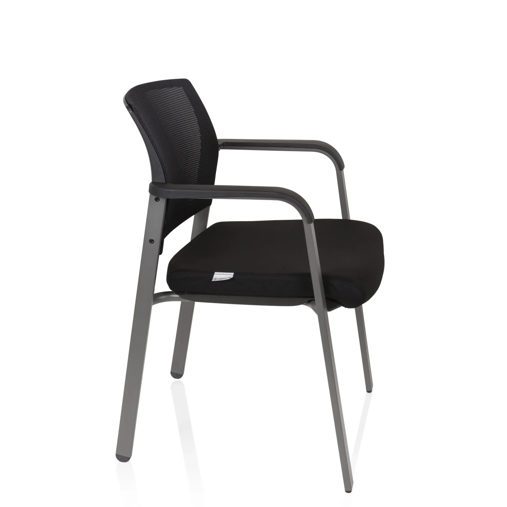 MEET - Vierfußstuhl Schwarz
