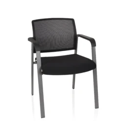MEET - Vierfußstuhl Schwarz