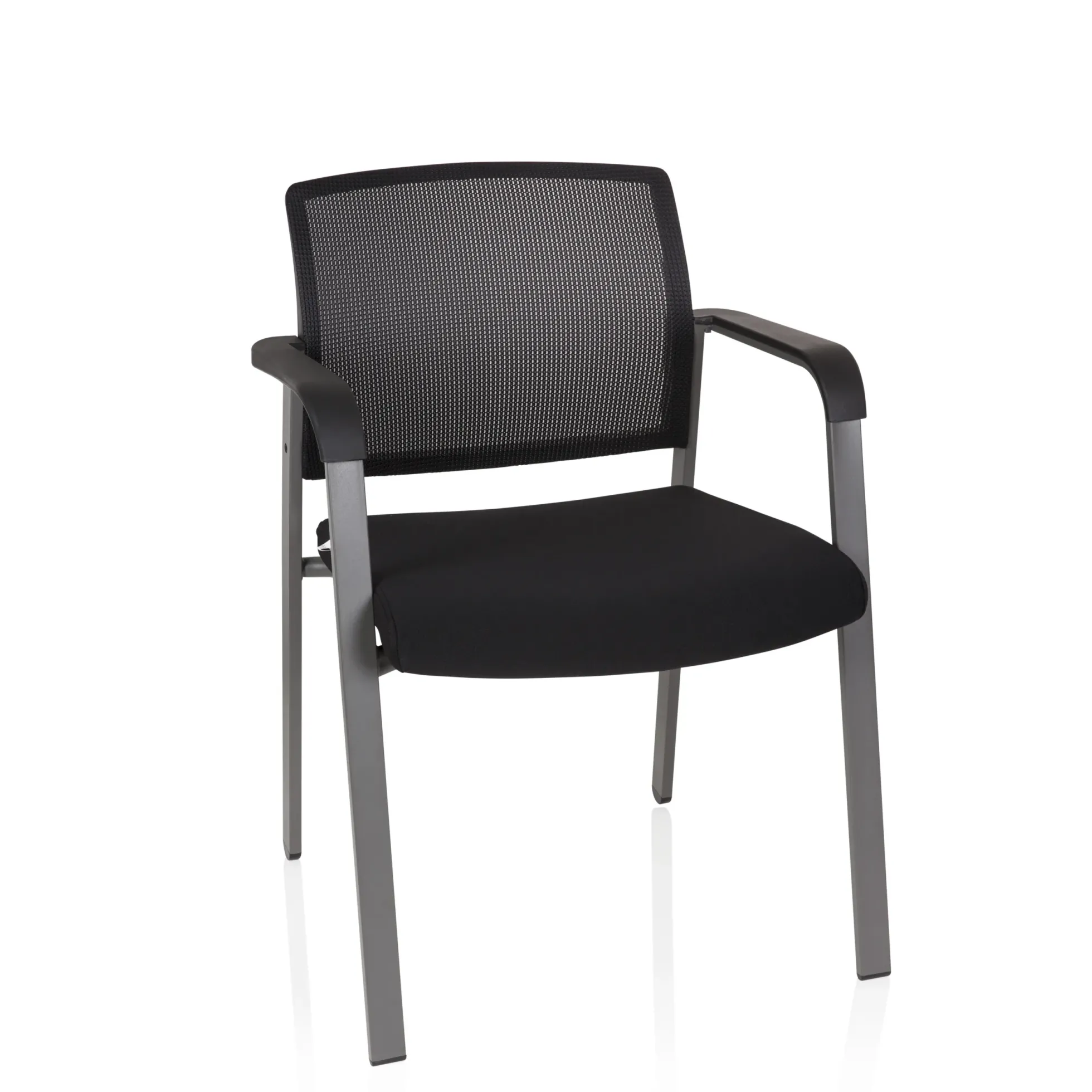 MEET - Vierfußstuhl Schwarz