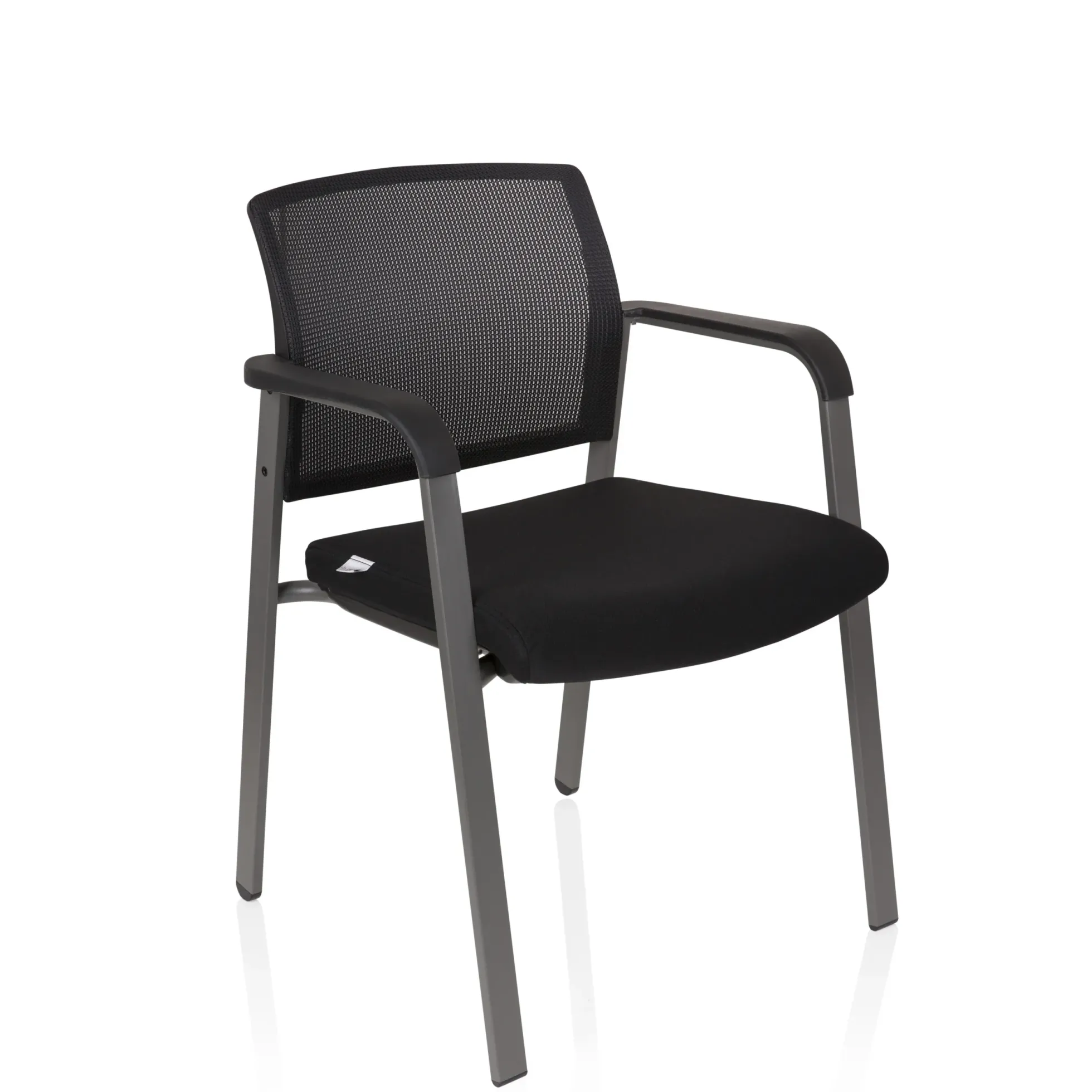MEET - Vierfußstuhl Schwarz