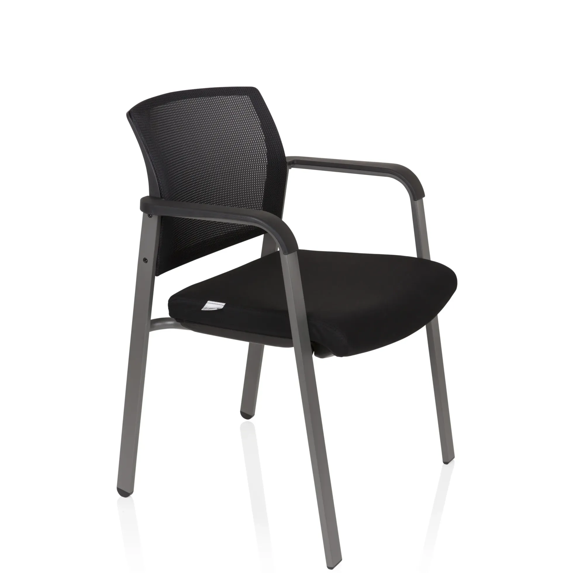 MEET - Vierfußstuhl Schwarz