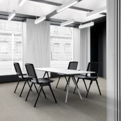 MEET WA - Besucherstuhl Konferenzstuhl Schwarz