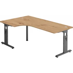 MEGA 82 G | Schreibtisch Asteiche/Graphit