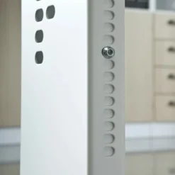 MEGA 12 W | Schreibtisch 120 x 80 höhenverstellbar Asteiche/Weiß