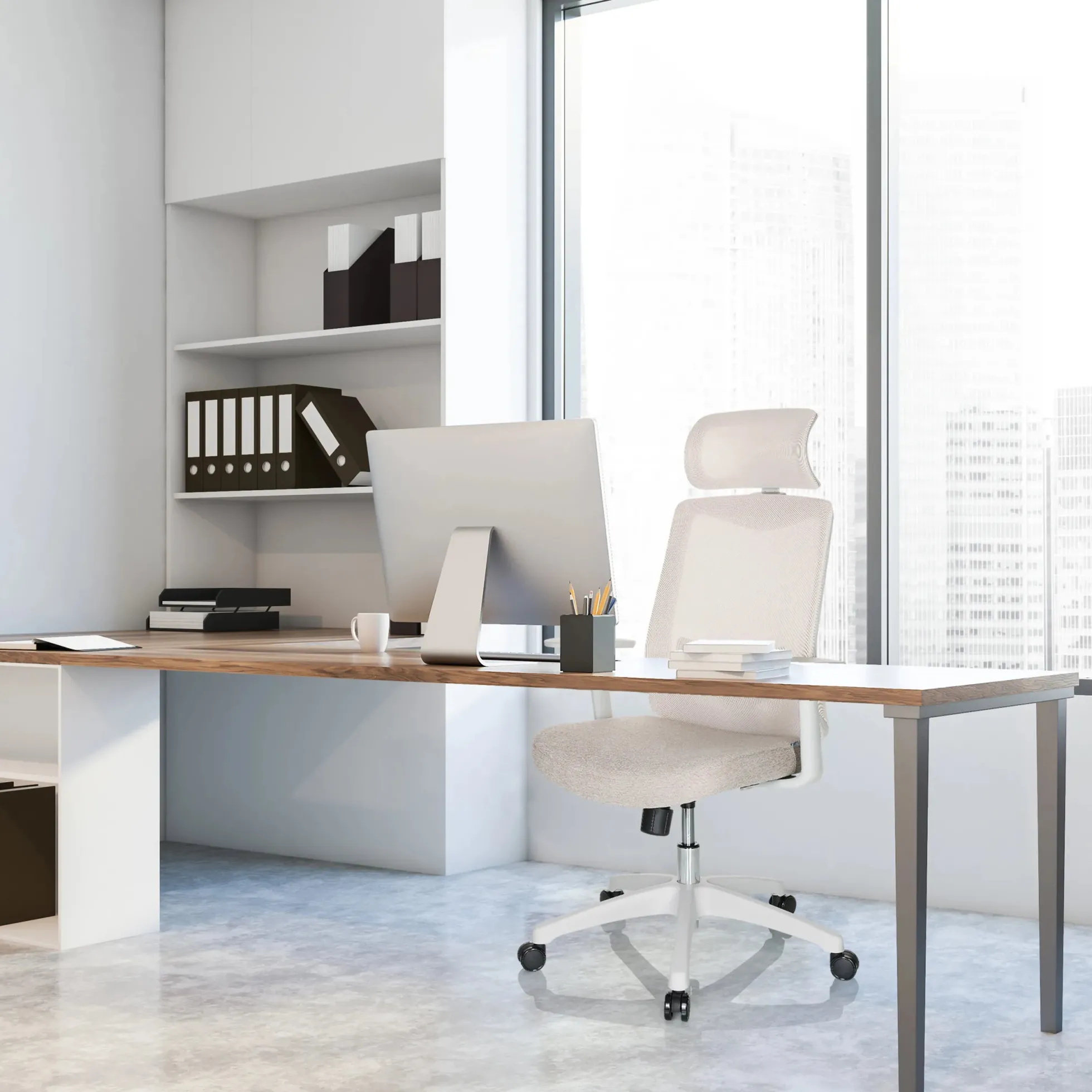 MIKEO W - Home Office Bürostuhl Beige