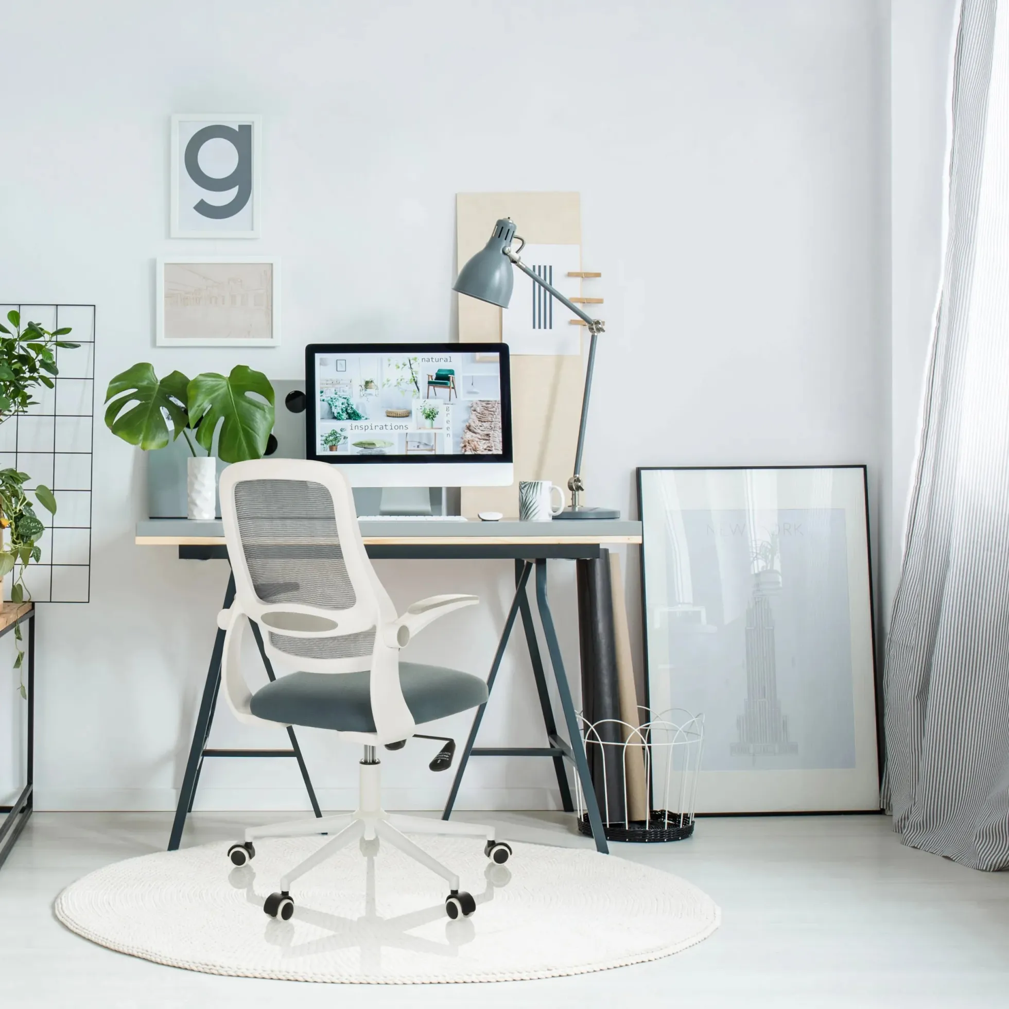 MIKO W ECO - Home Office Bürostuhl Grau