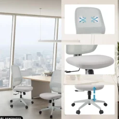 Minoro W - Profi Bürostuhl Taupe