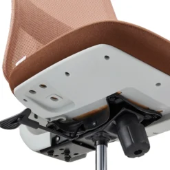 Minoro W - Profi Bürostuhl Weiß/Braun