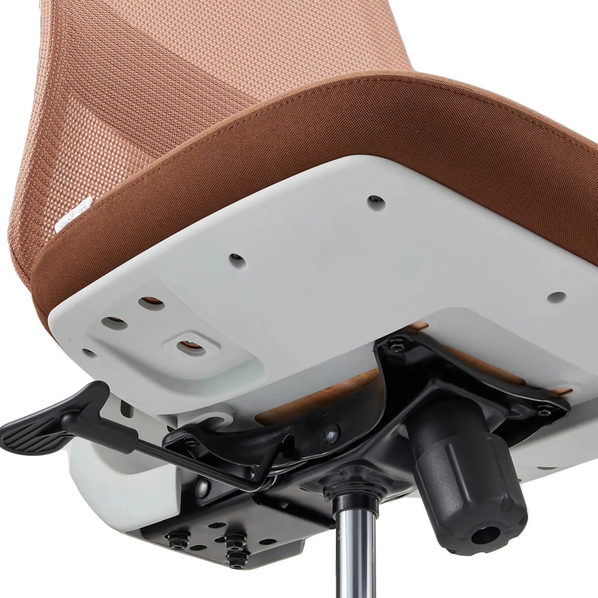 Minoro W - Profi Bürostuhl Weiß/Braun