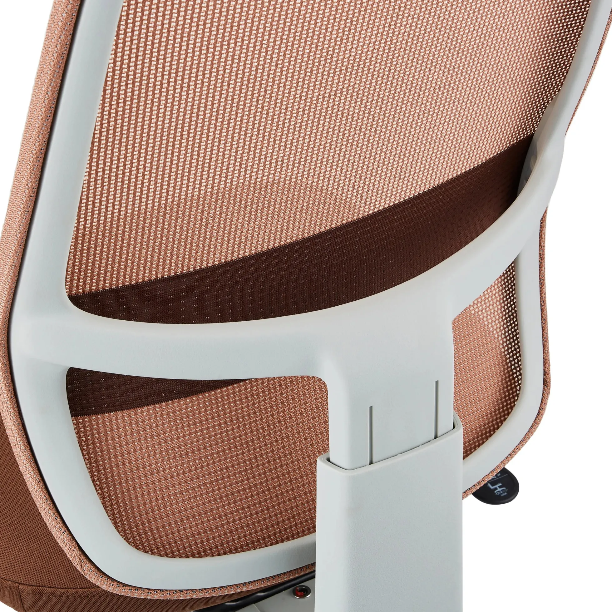 Minoro W - Profi Bürostuhl Weiß/Braun
