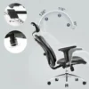 M57-M015 | Sihoo - Profi Bürostuhl Schwarz