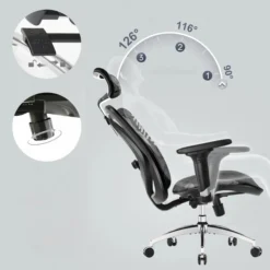 M57-M015 | Sihoo - Profi Bürostuhl Schwarz