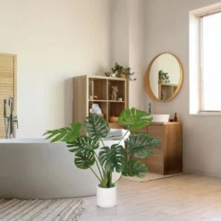 MONSTERA I - Kunstpflanze Grün