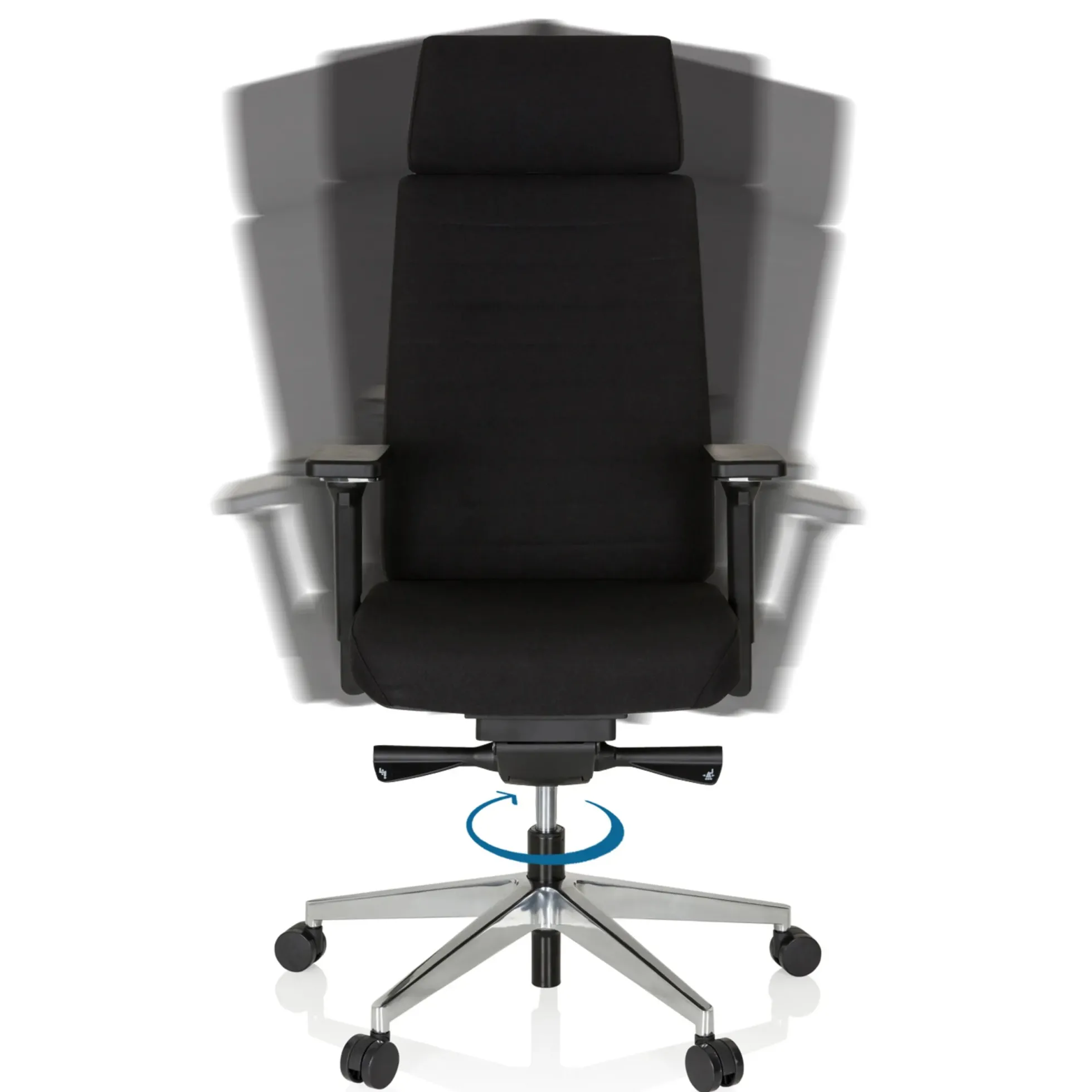 MOVE-TEC PRO 3D - Profi Bürostuhl Schwarz
