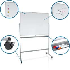 MULTIBOARD I - Whiteboard Weiß/Silber
