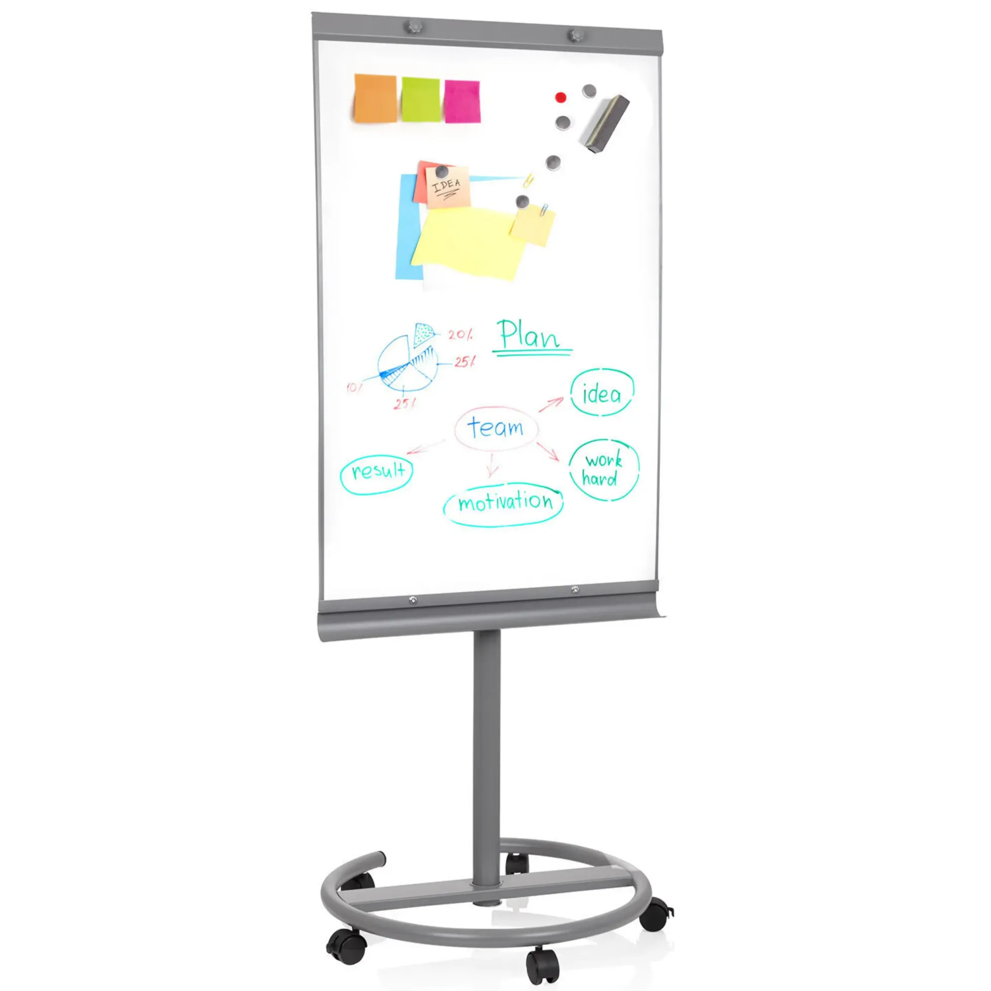 MULTIBOARD - Whiteboard Silber