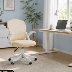 Naluro - Home Office Bürostuhl Beige