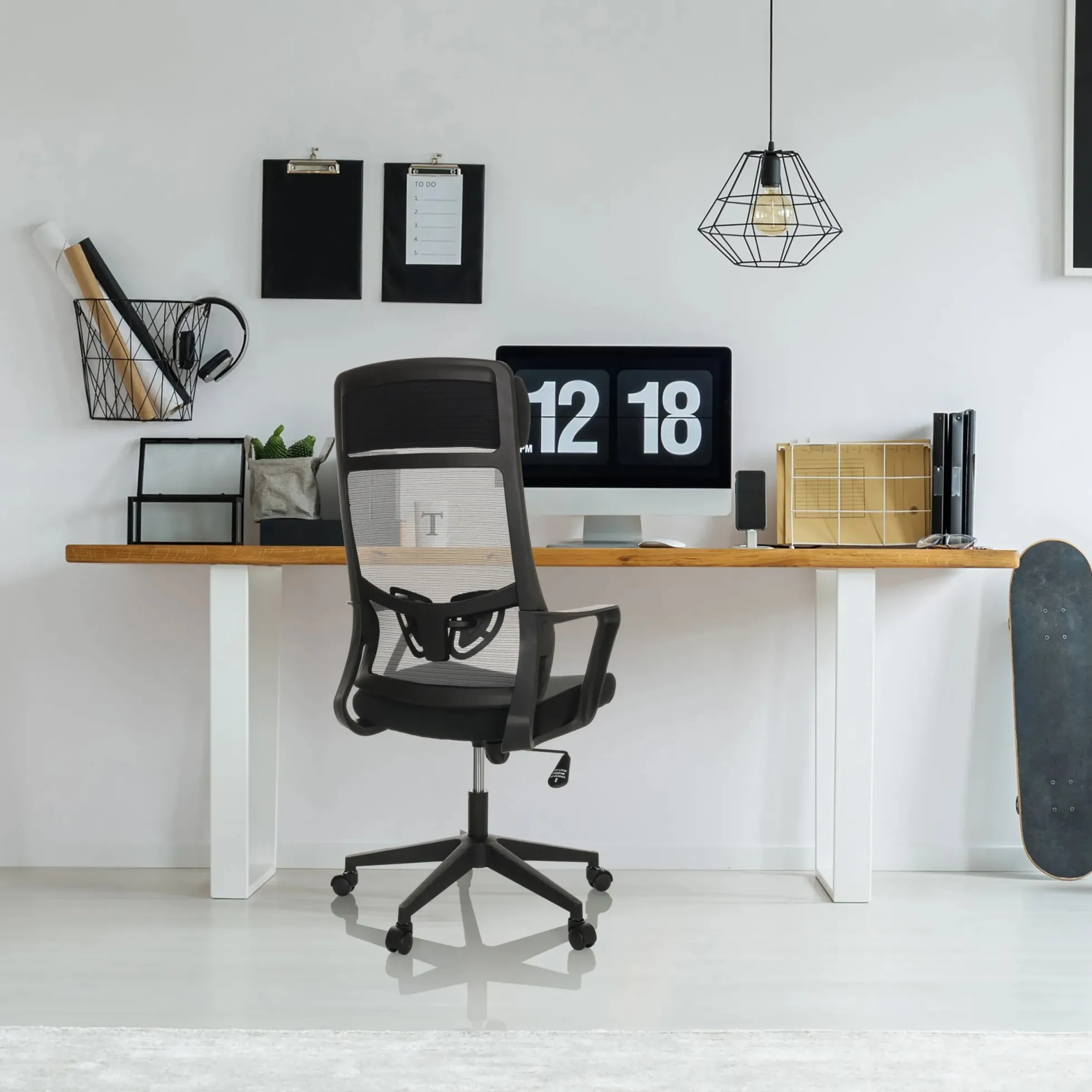 NEKEO - Home Office Bürostuhl Schwarz