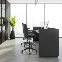 NESTORA WORK - Counterstuhl Schwarz