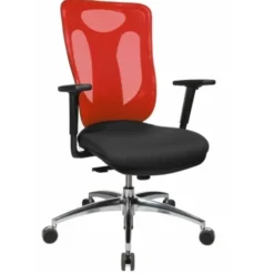 NET PRO 100 AL.TW1 - Profi Bürostuhl Rot