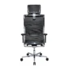 New Aluart Classic Leder - Chefsessel Schwarz
