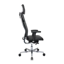 New Aluart Classic Leder - Chefsessel Schwarz