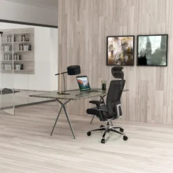 NOVA | Leder - Profi Bürostuhl Schwarz