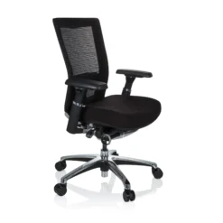 NOVA PRO ALU - High End Bürostuhl Schwarz