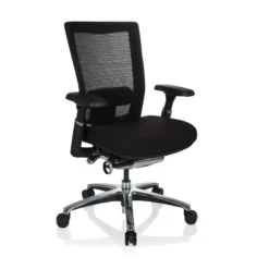 NOVA PRO ALU - High End Bürostuhl Schwarz