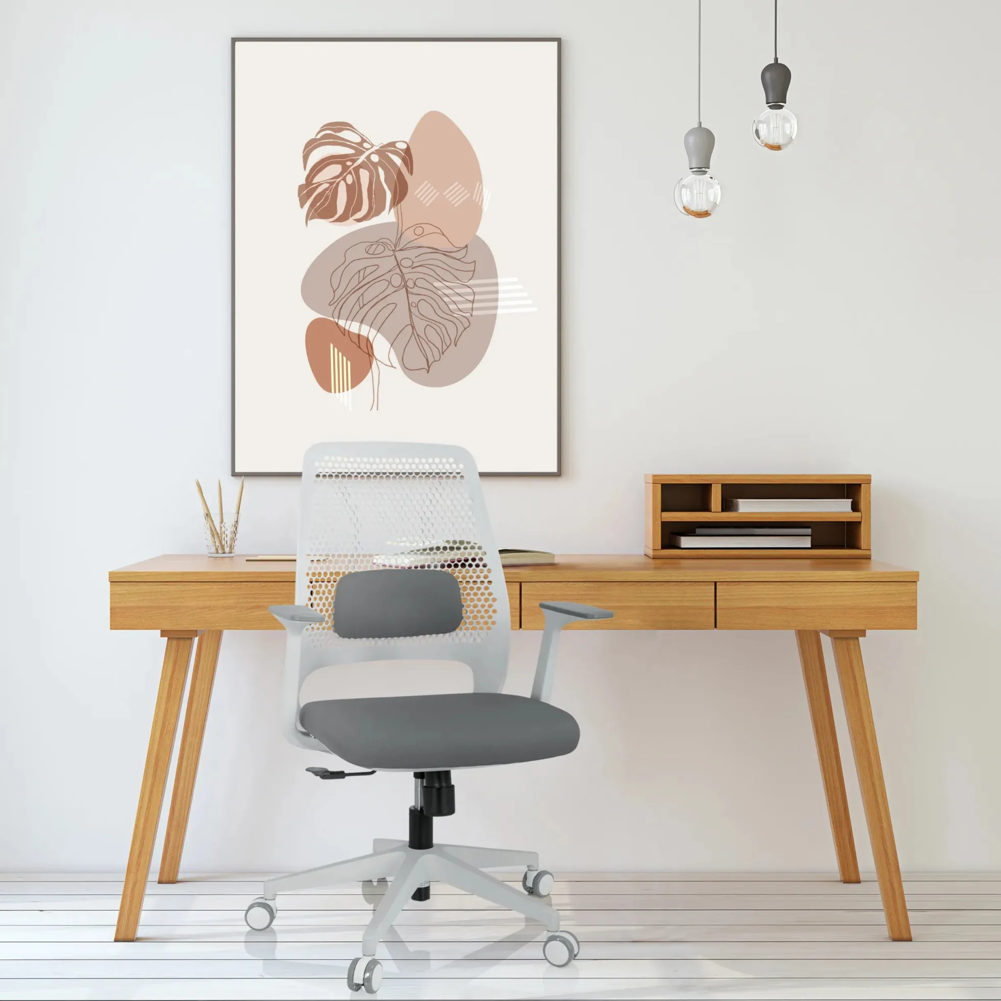 PARFERIO W - Home Office Bürostuhl Grau