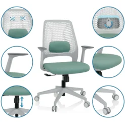 PARFERIO W - Home Office Bürostuhl Mint