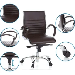 PARMA 10 - Profi Chefsessel Braun
