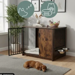 PAWHOME S - Hundebox Braun