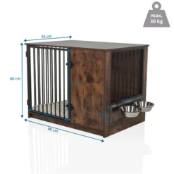 PAWHOME S - Hundebox Braun