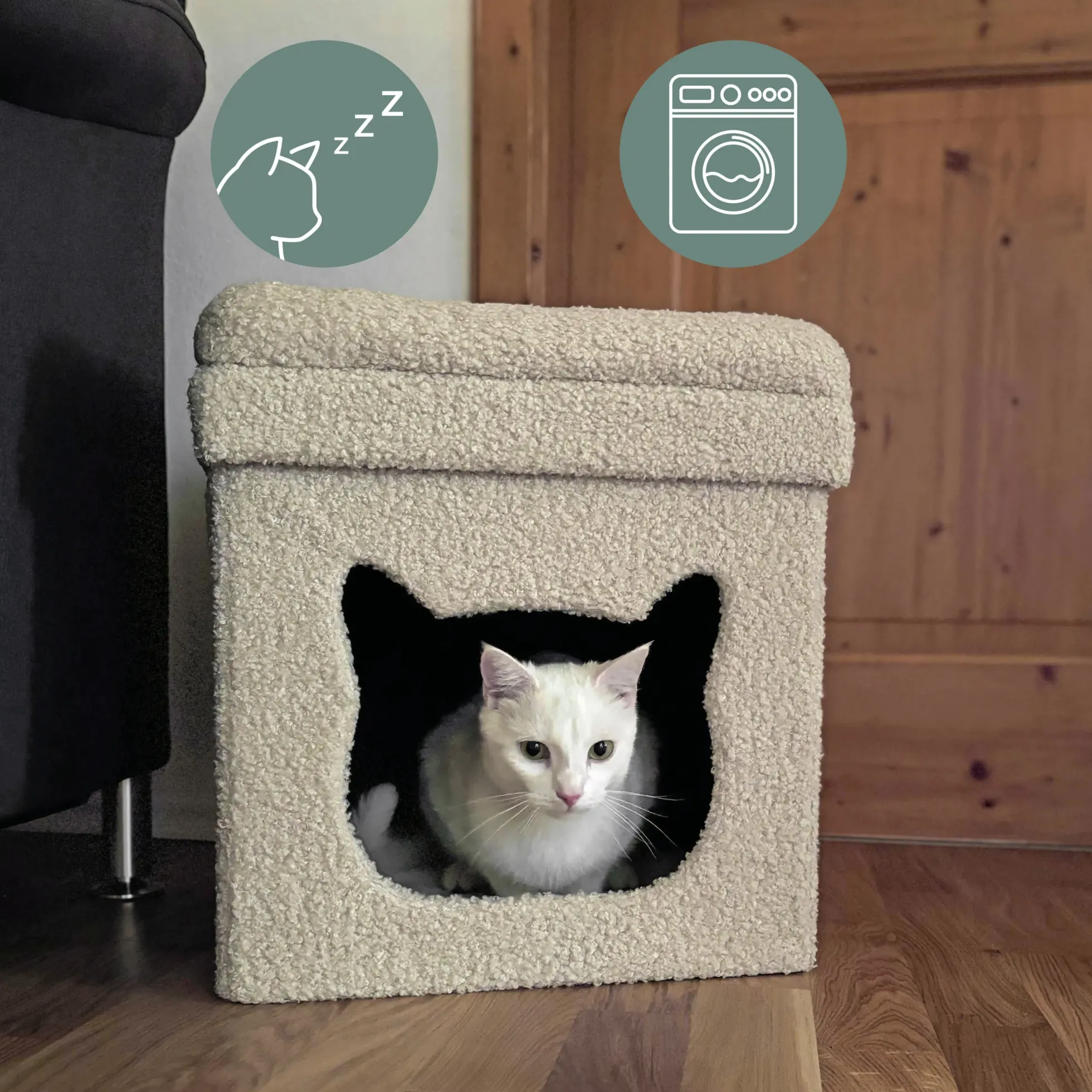 PAWY ES - Katzenhaus Beige