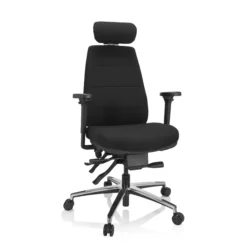 PHOENIX PRO I - Profi Bürostuhl Schwarz