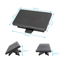 PIEDINO STRIPE PRO - Fußablage Schwarz