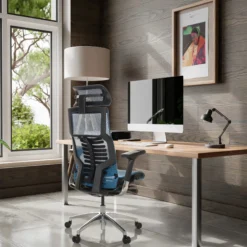 POFIT GEN2 - High End Bürostuhl Blau