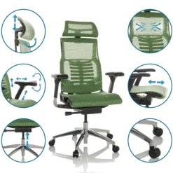 POFIT GEN2 - High End Bürostuhl Grün