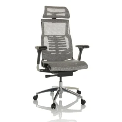 POFIT GEN2 - High End Bürostuhl Hellgrau