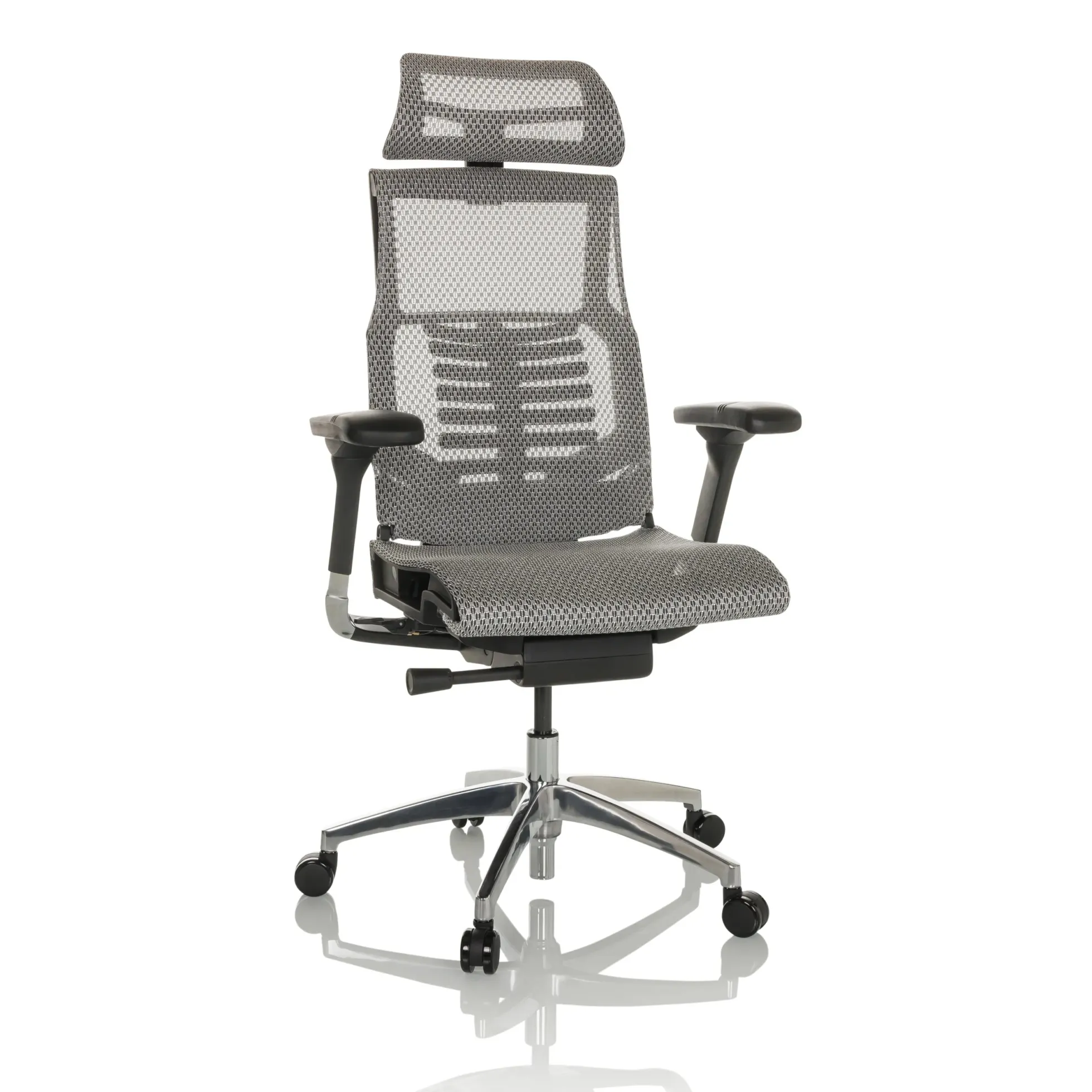 POFIT GEN2 - High End Bürostuhl Hellgrau