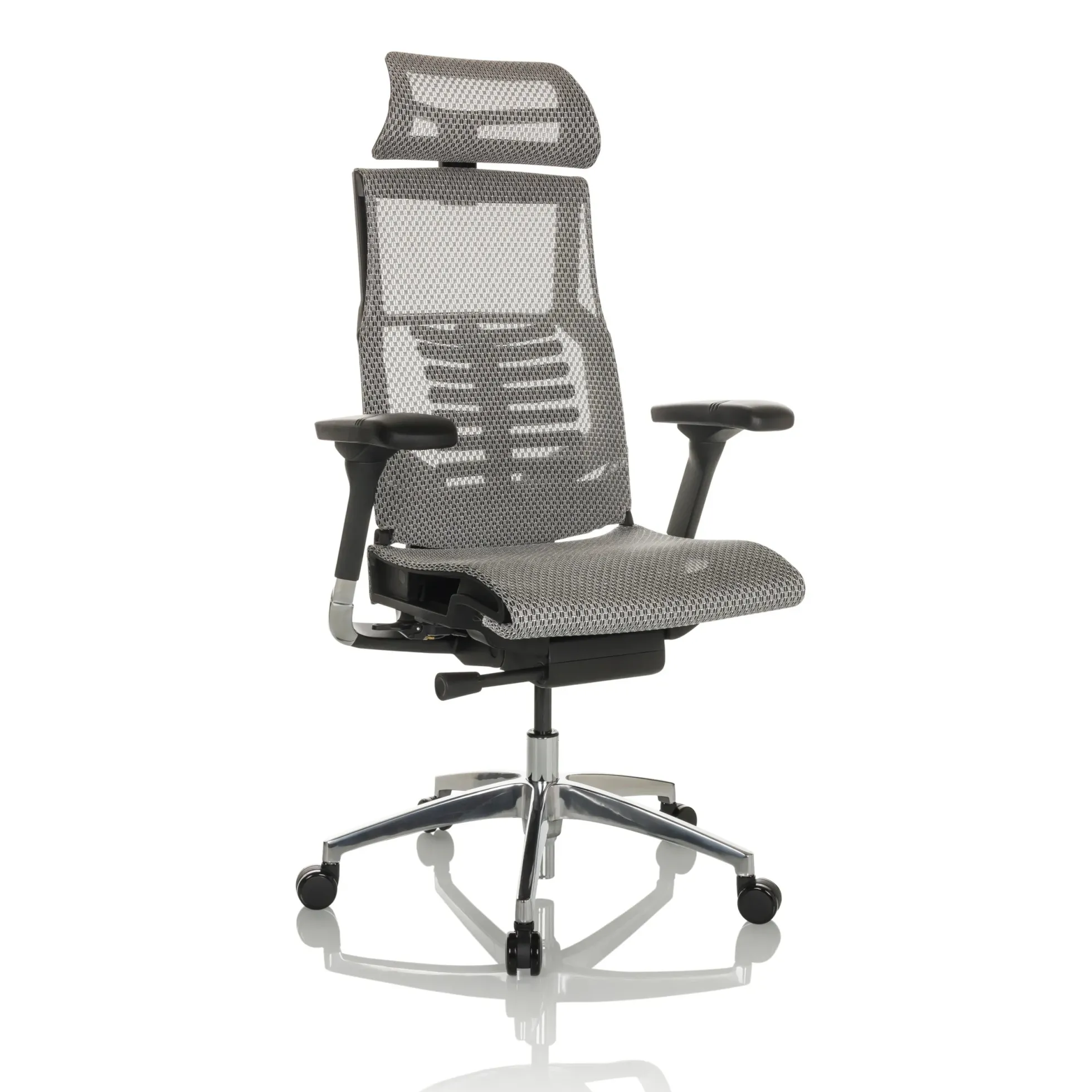POFIT GEN2 - High End Bürostuhl Hellgrau