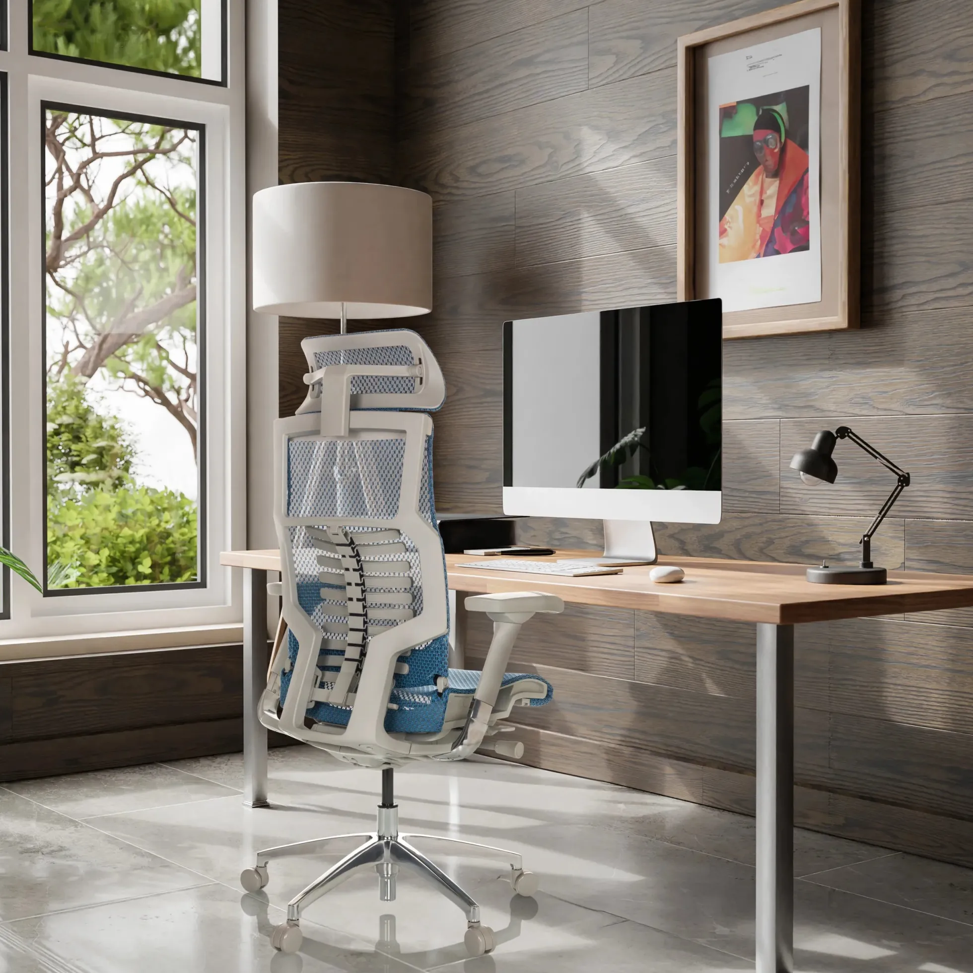 POFIT G GEN2 - High End Bürostuhl Blau