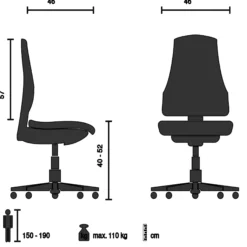 POINT 60 - Home Office Bürostuhl Rot
