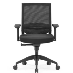 PORTO BASE - Profi Bürostuhl Schwarz