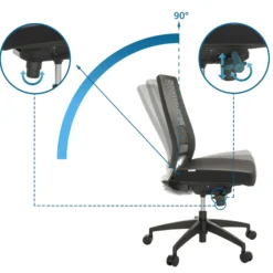PORTO ECO I - Profi Bürostuhl Schwarz